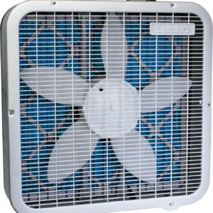 Lasko Air Flex 20" 2-in-1 Box Fan and Air Purifier in One with MERV10 Air Purifying Filter for Cleaner and Cooling Breeze, 3 Speeds, Steel Body, FF305