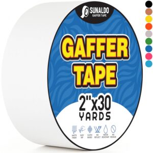 🥈- Gaffers Tape Heavy Duty, Easy to Rip, Residue-Free Professional Grade
